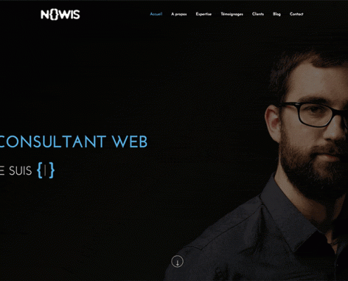 Frontpage du site site nowis.fr